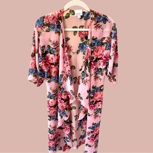 Gorgeous floral shawl/robe